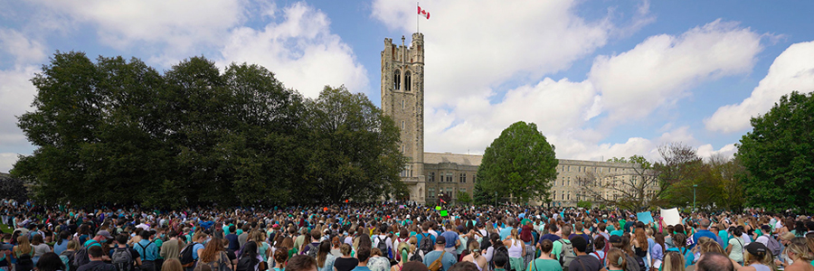 Students at UC Hill