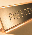 President name plate